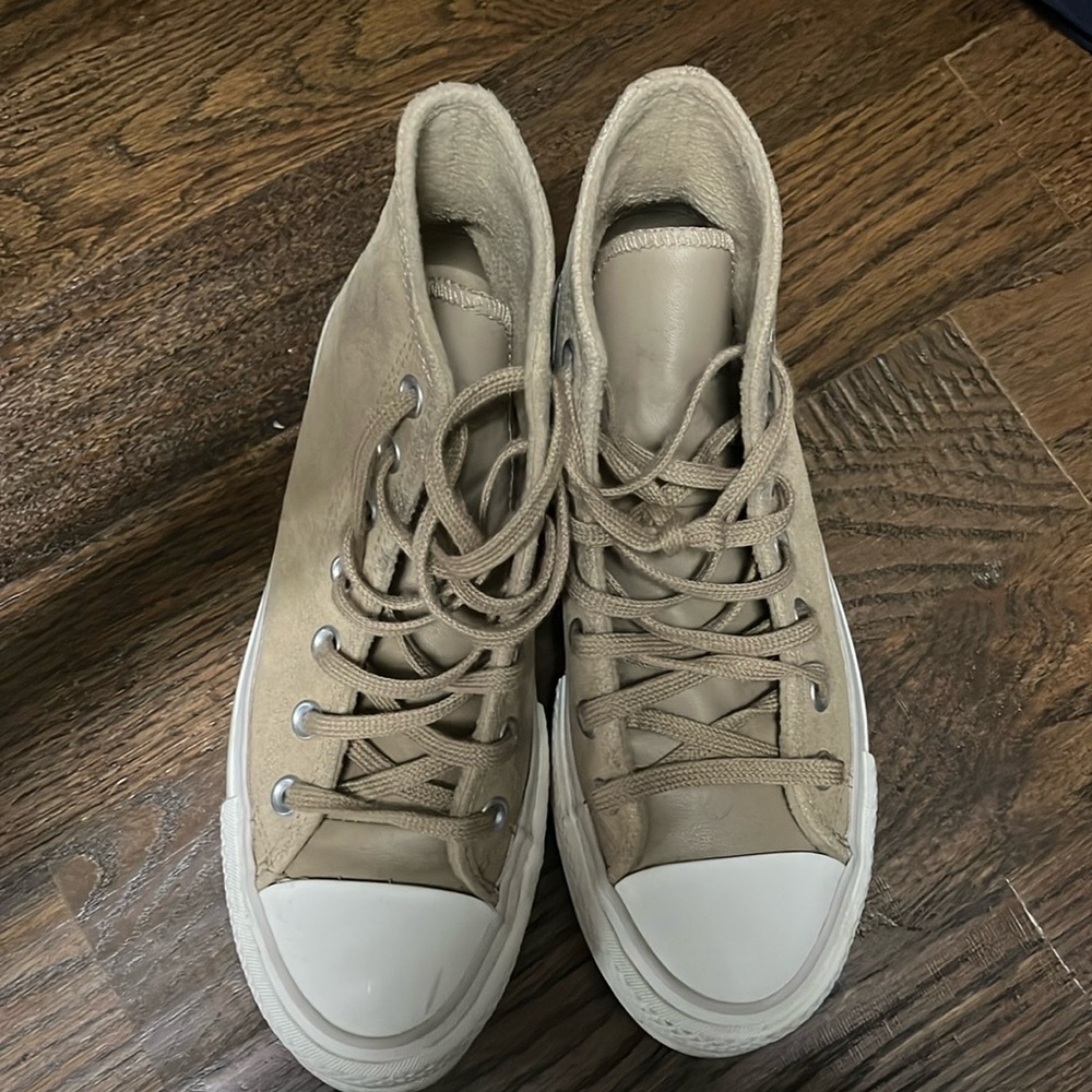 Converse: Women’s Platform Suede Sneakers - image 1